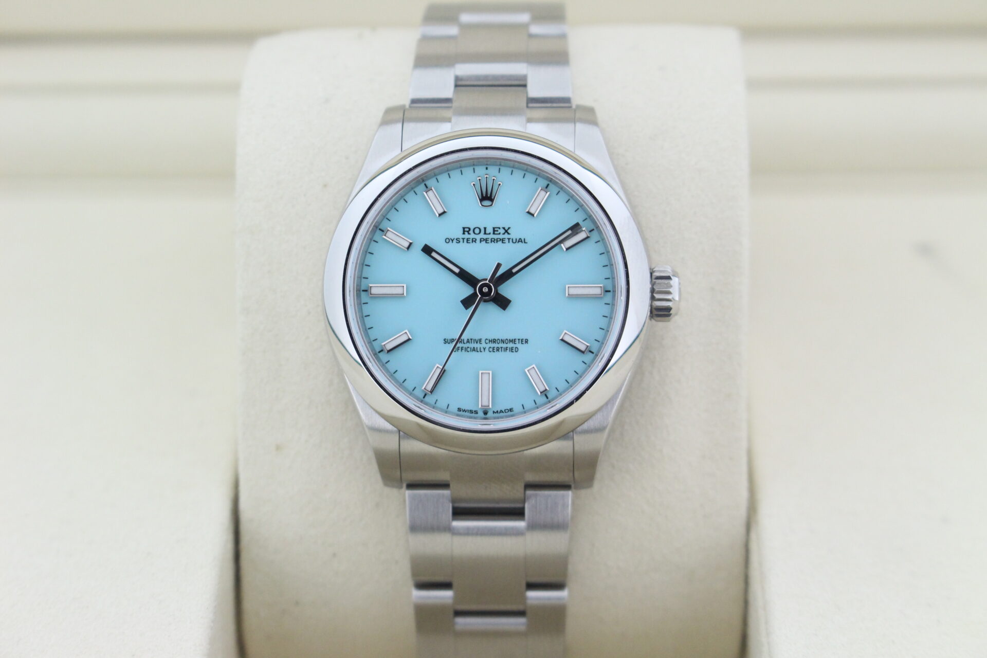 Rolex Oyster Perpetual 31mm Blue Tiffany Dial