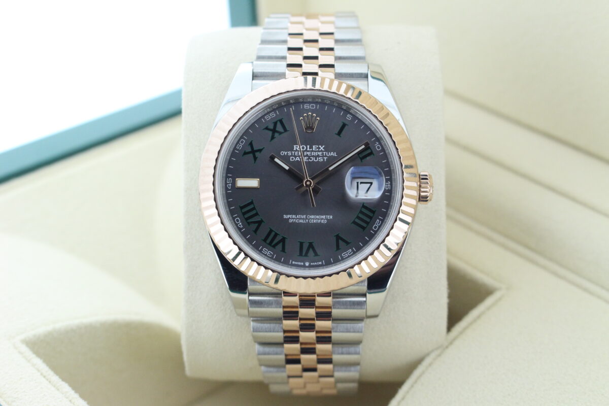 Rolex Datejust Wimbledon Bi-Metal Jubilee 126331 turned