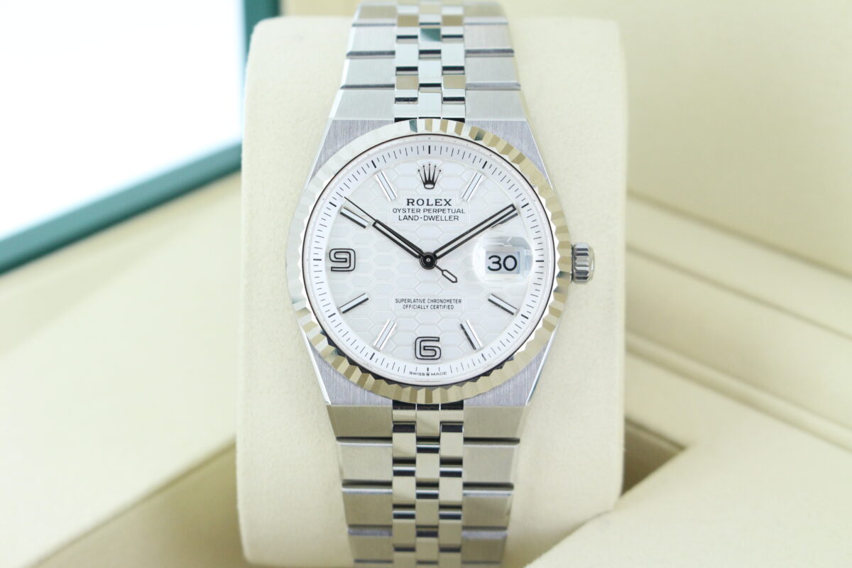 Rolex Land Dweller 127234 in it's box turned