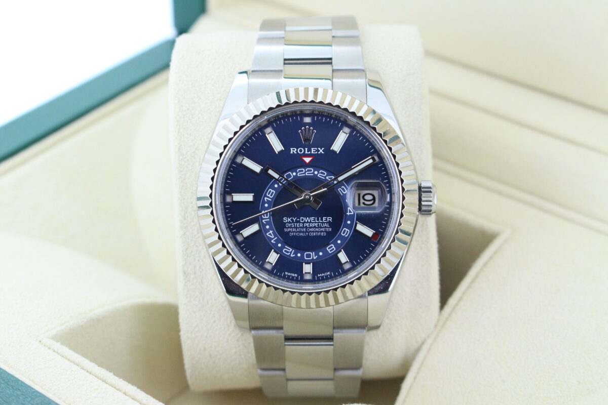 Rolex Sky Dweller Blue Dial Mens Watch
