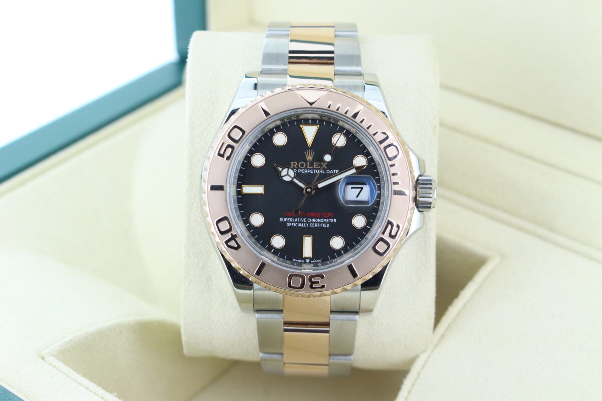 Rolex Yacht-Master 40mm Rose Gold Black Charcoal dial