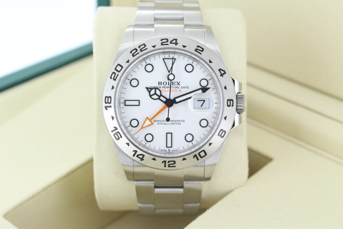 Rolex Explorer II Polar White Dial