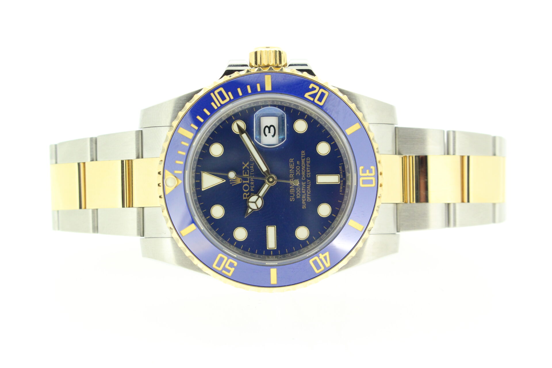 Rolex Submariner on a white background