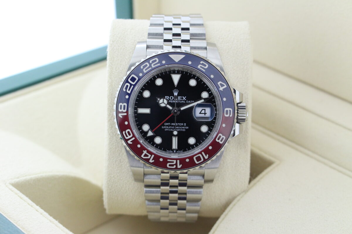 Rolex GMT Master II Pepsi 1261710BLRO turned