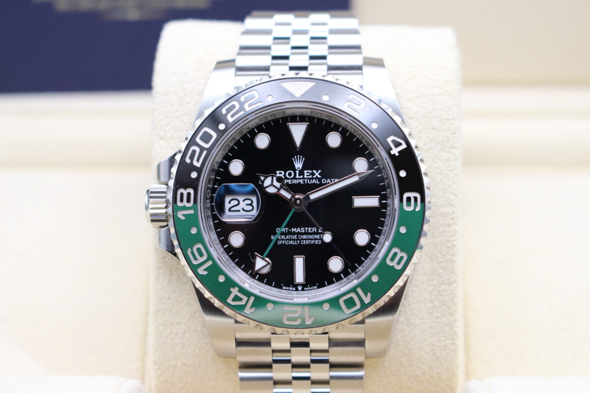 A Rolex Sprite 126720VTNR within the rolex box. Fitted on a Rolex Jubilee bracelet