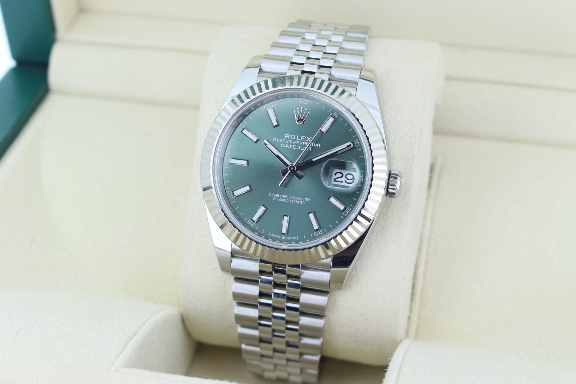 Rolex Datejust 41 Mint Green 126334 - Image 6