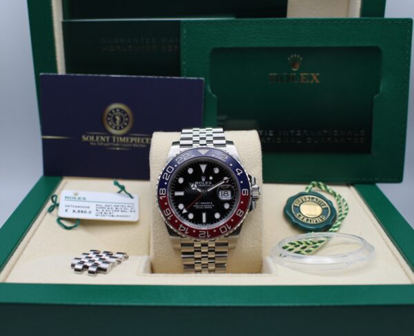 Rolex Pepsi in its box with all original accessories and warranty card