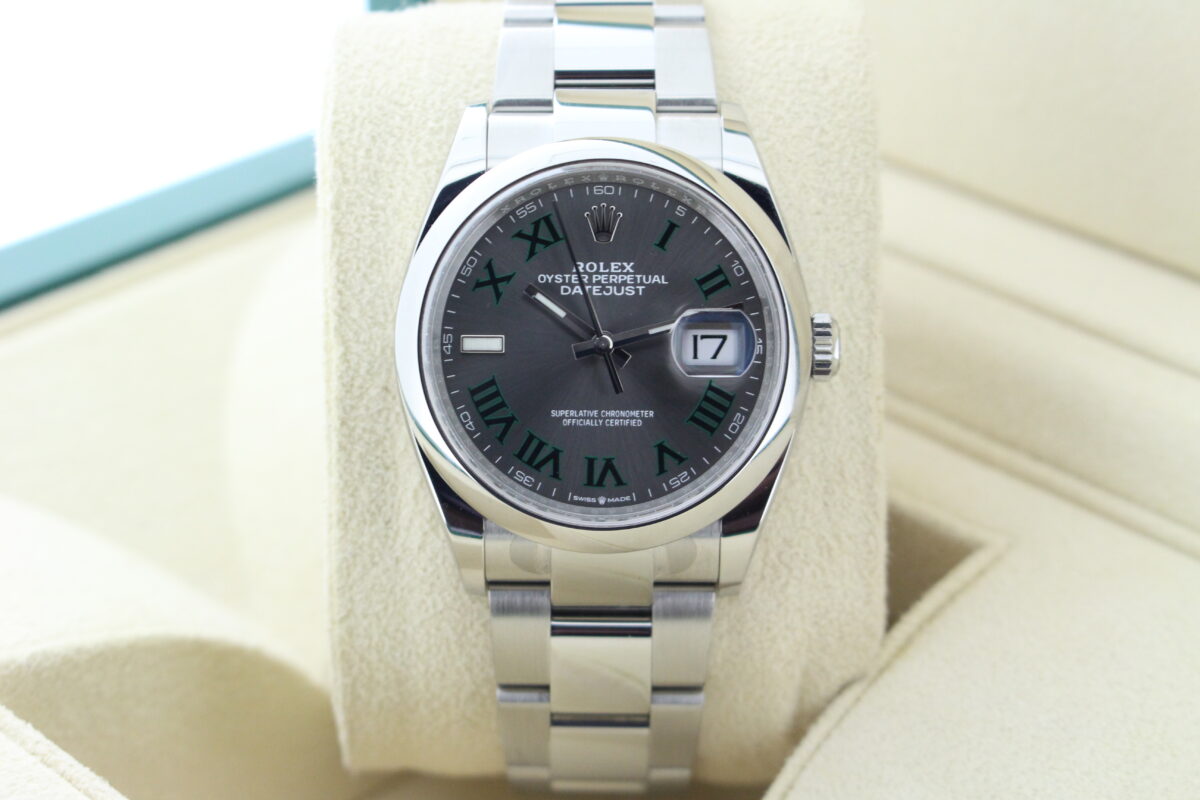Rolex Datejust 36 Wimbledon dial 126200 turned