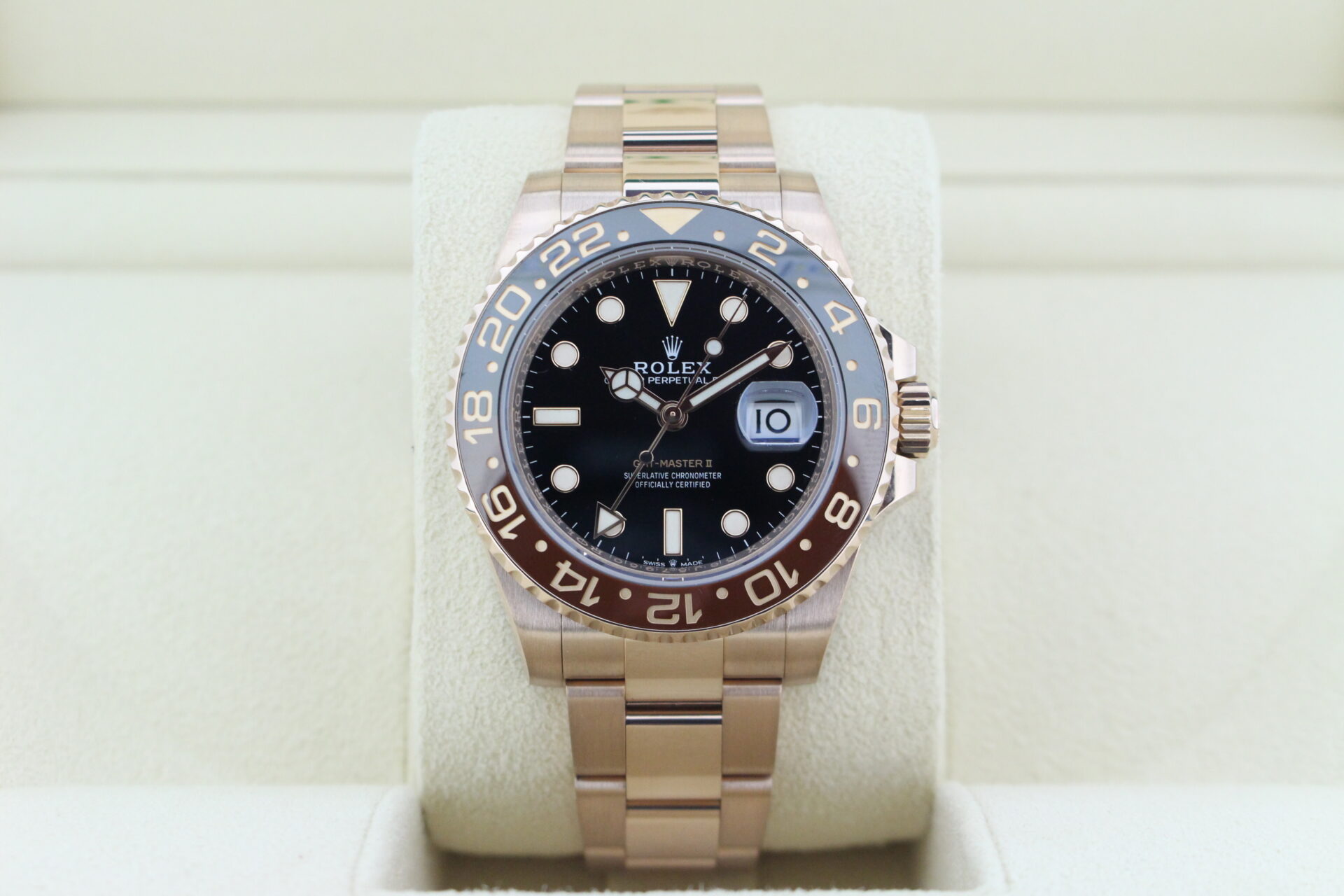 Rolex GMT Master II Full Everose Rootbeer 126715CHNR