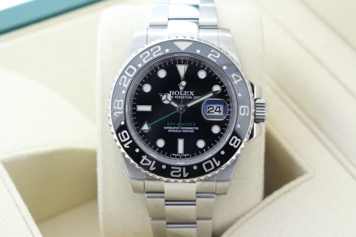 Rolex GMT Master II Black 116710LN turned