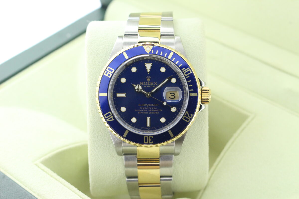 Rolex Submariner Bluesy 16613LB turned
