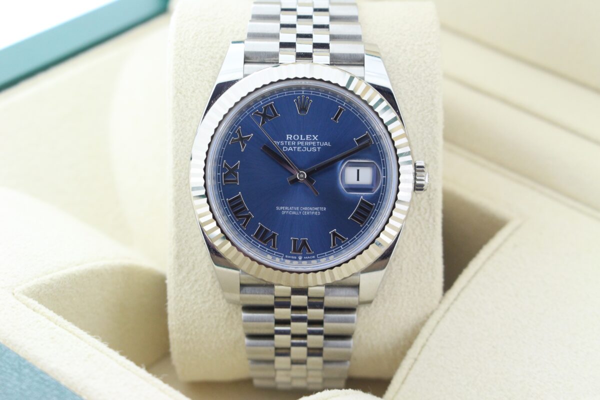 Rolex Datejust 41 Azzurro 126334 turned