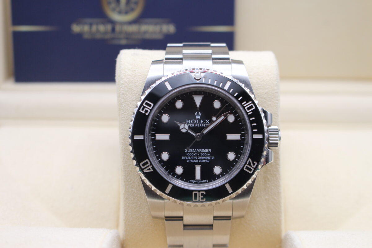 Rolex Sub No date reading 10 past 10