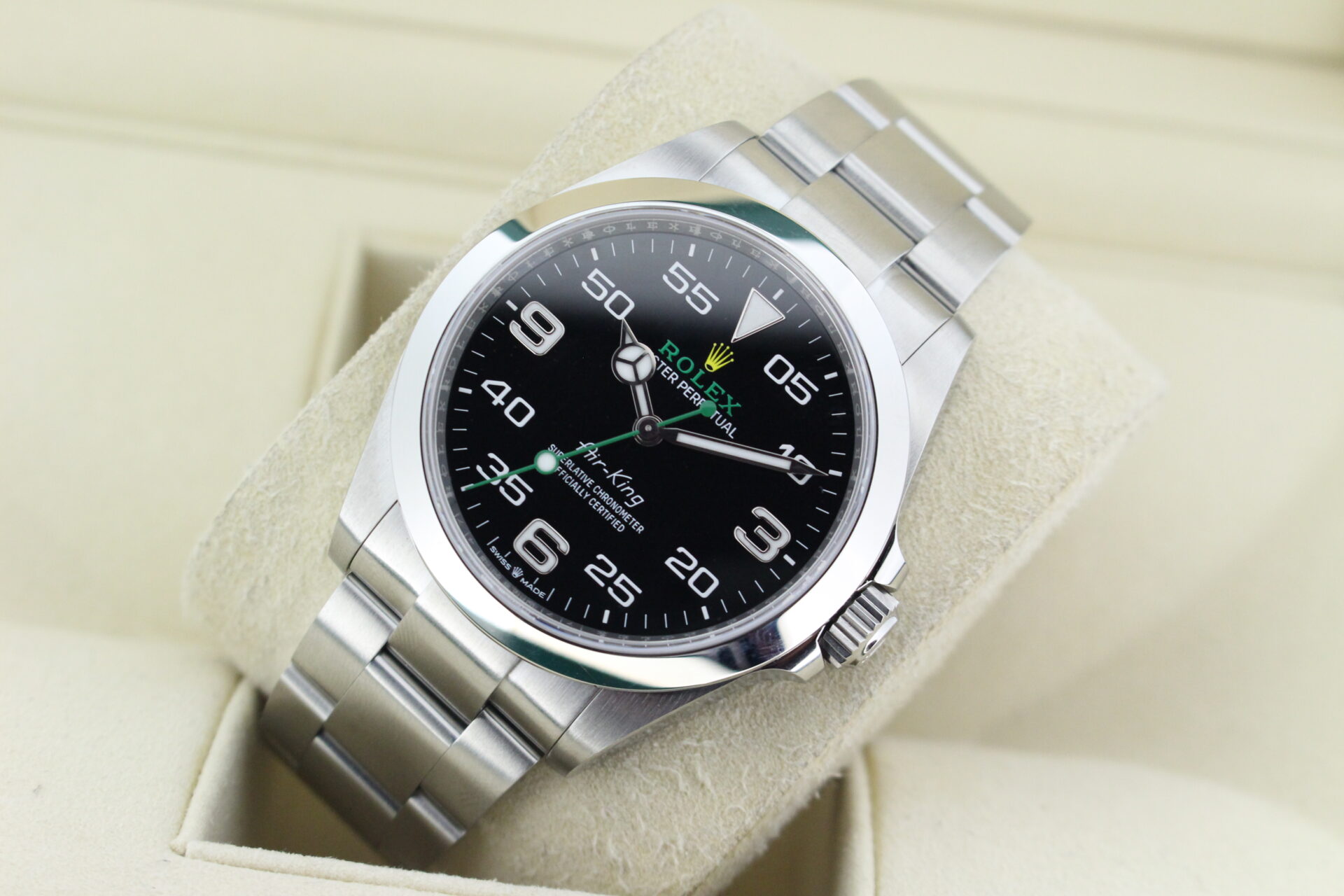 Rolex Air King 126900 tilted
