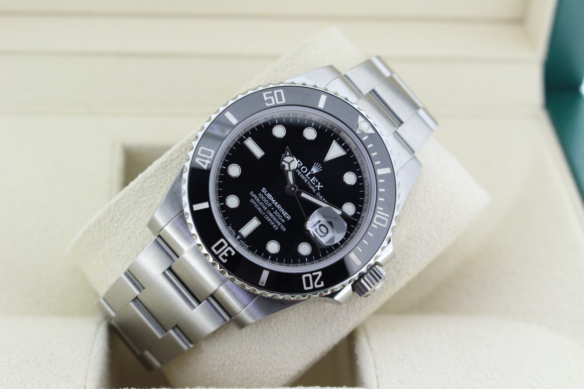 Rolex Submariner Date 41mm 126610LN tilted