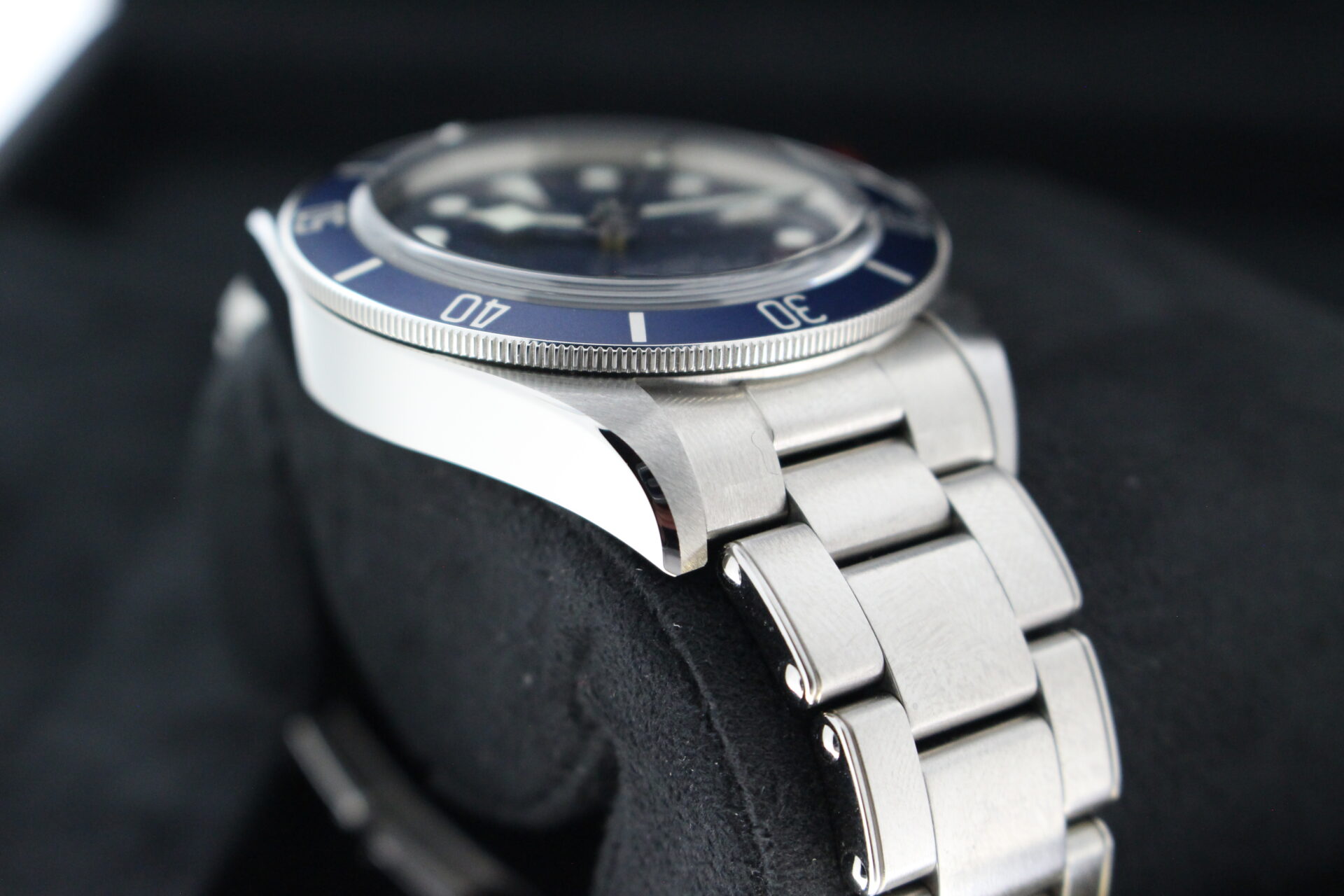 Tudor Black Bay 58 79030B angle of case