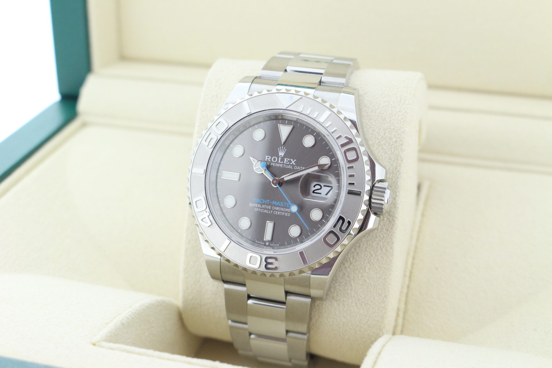 Rolex Yacht-Master 40 126622 facing towards the left to show the right angle