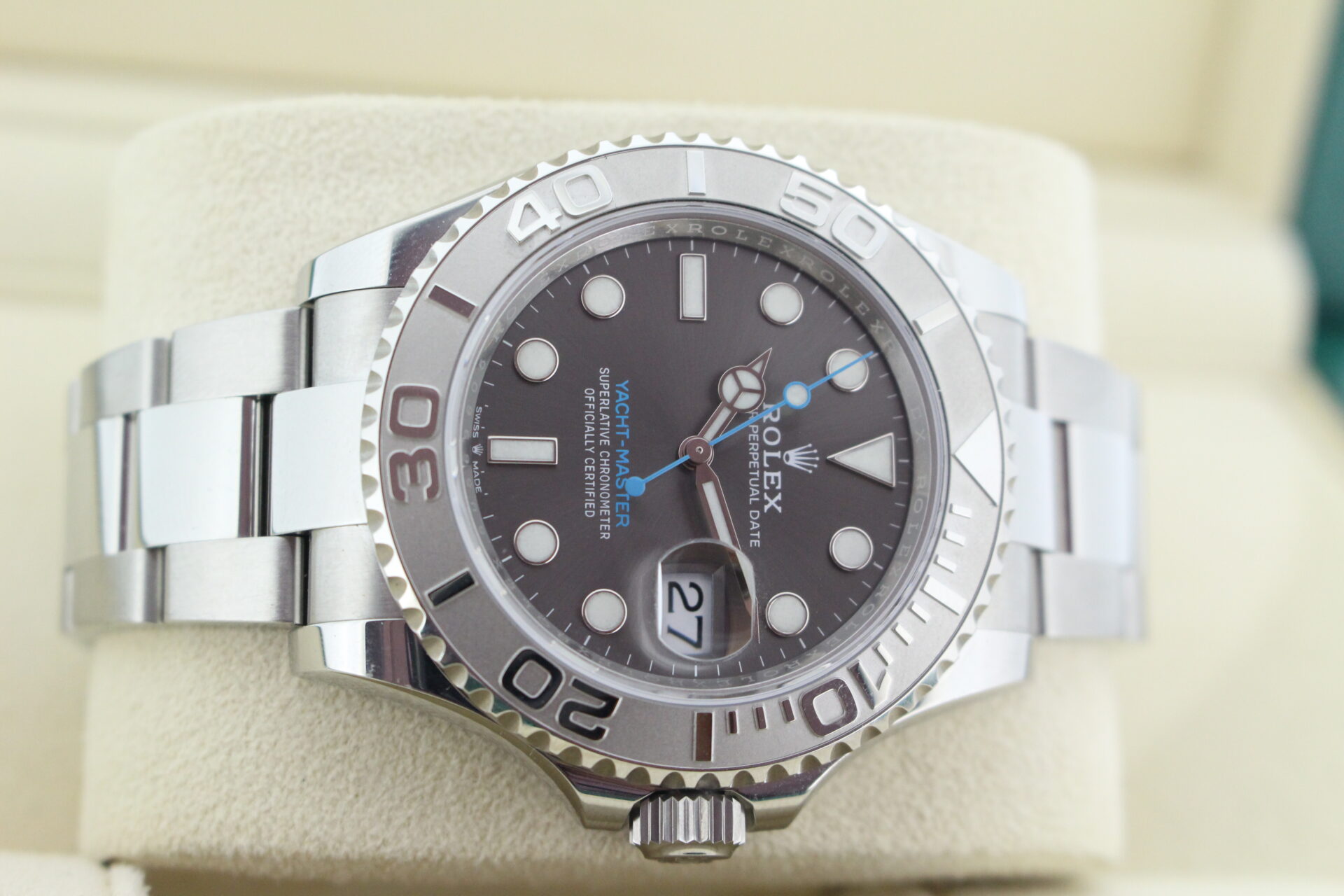 Rolex Yacht-Master 40 126622 on it's side