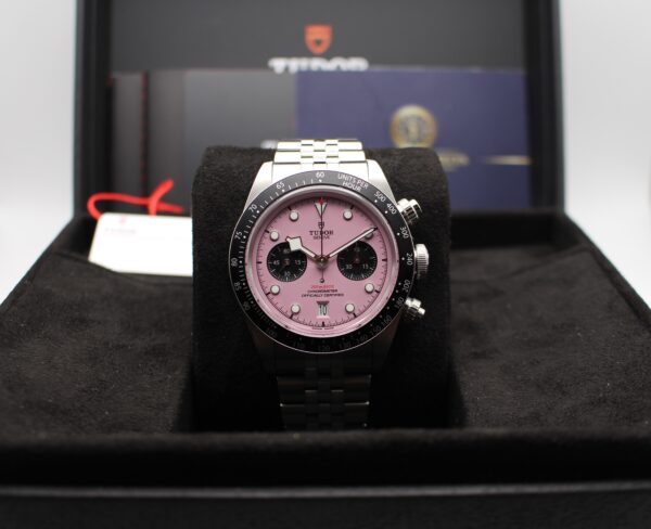 Tudor Black Bay Inter Miami in its box with all accessories