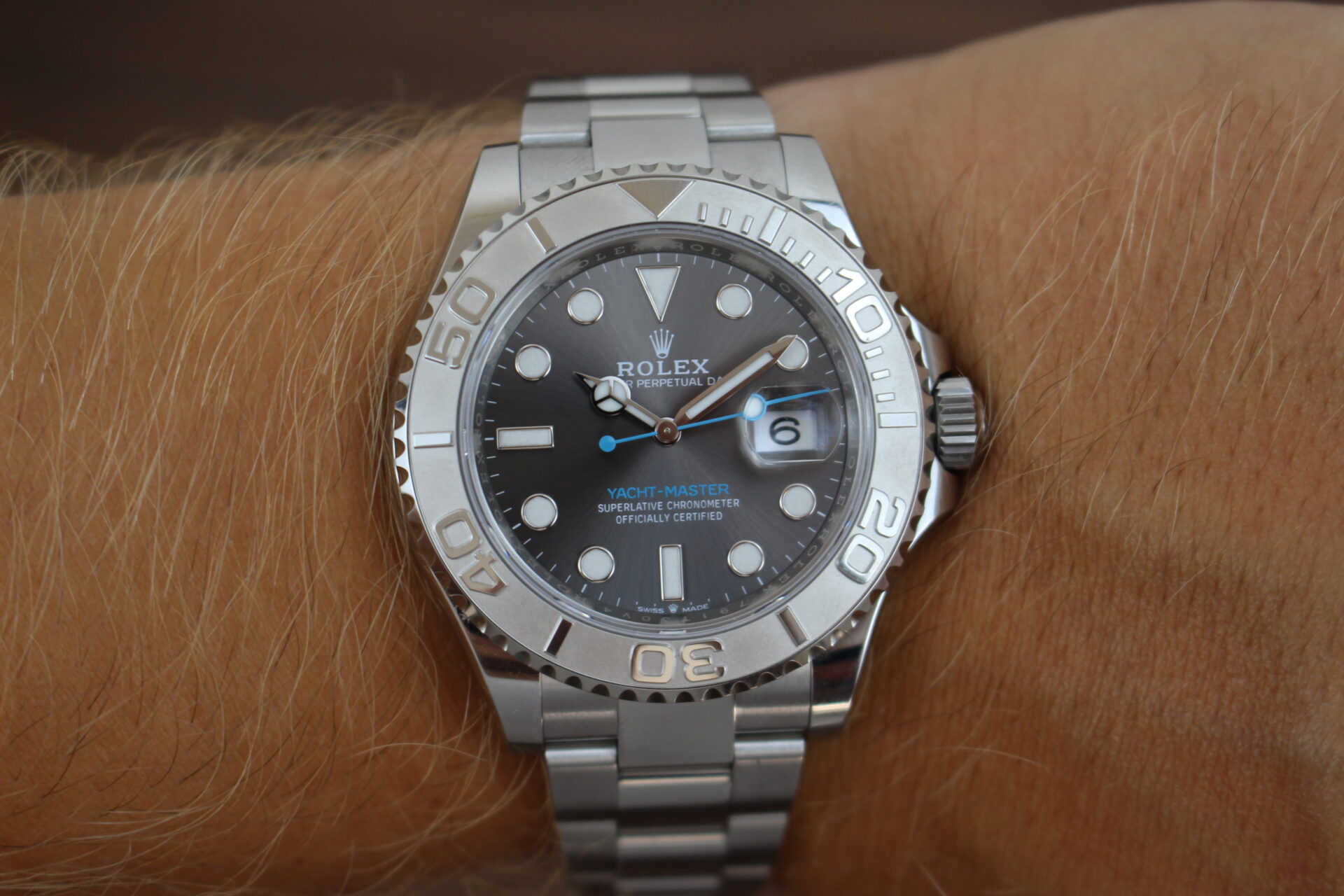 Rolex Yacht-Master 40 126622 on a wrist