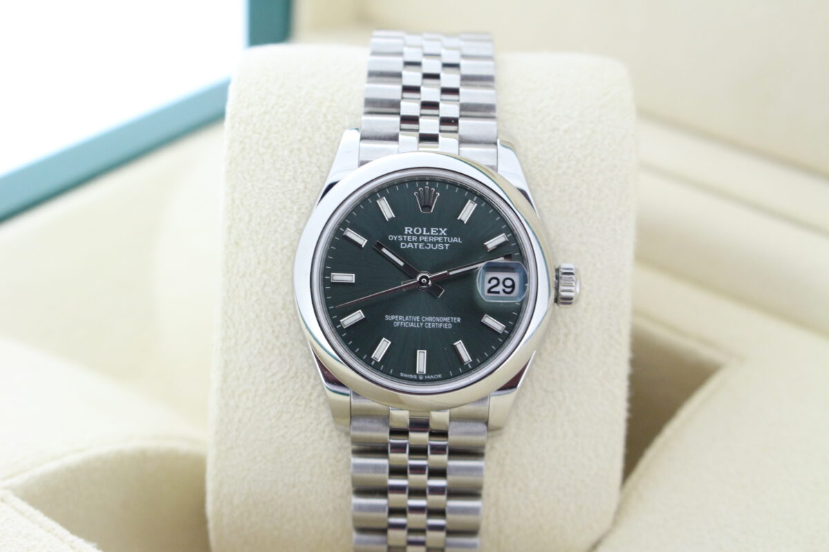 Rolex Datejust 31 Mint Green Jubilee