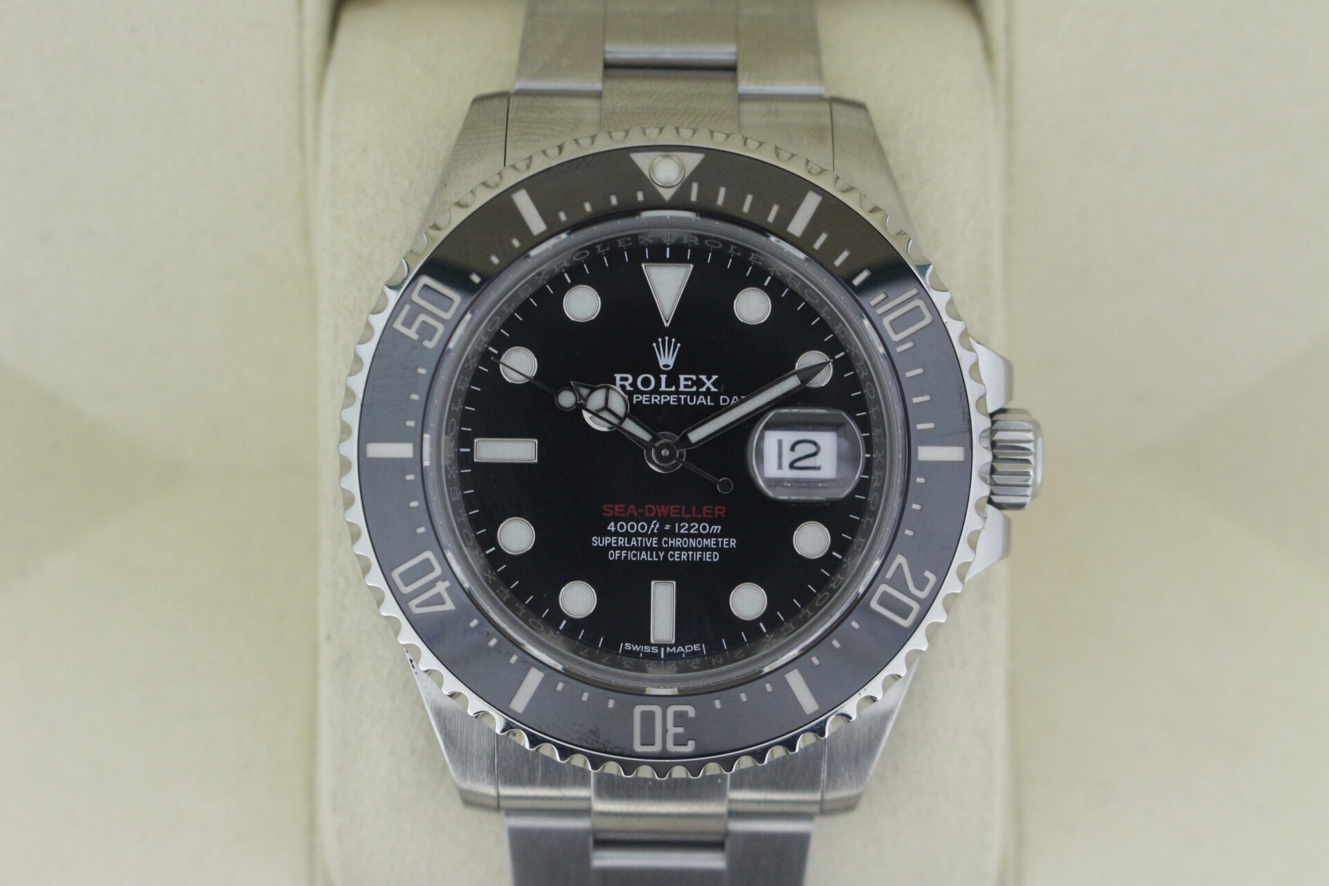 Rolex Sea-Dweller 50 Anniversary 126600 watch face
