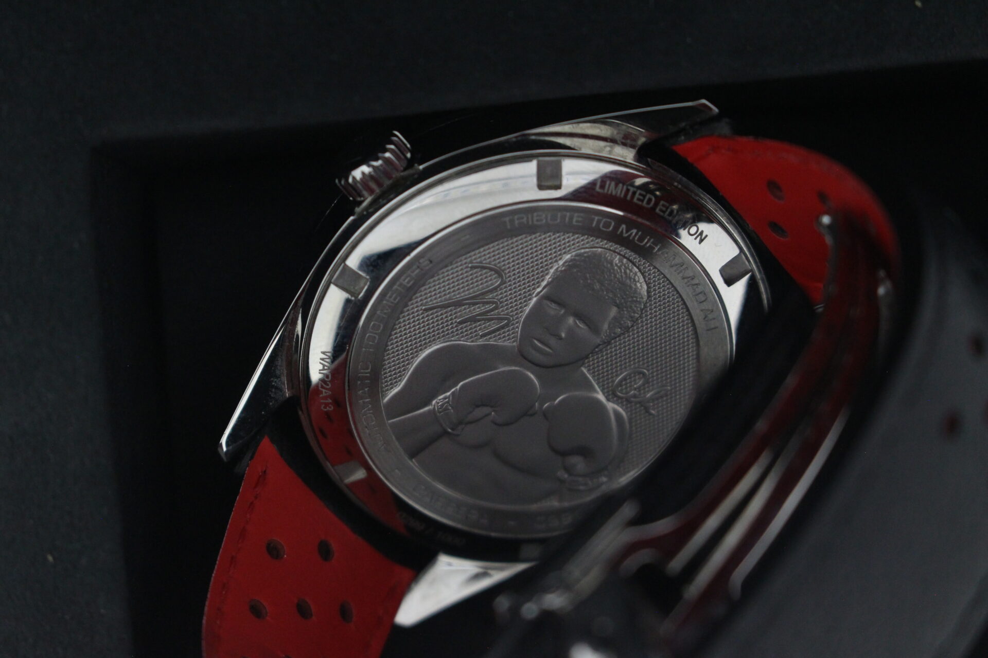 Tag Heuer Carrera Muhammed Ali case back