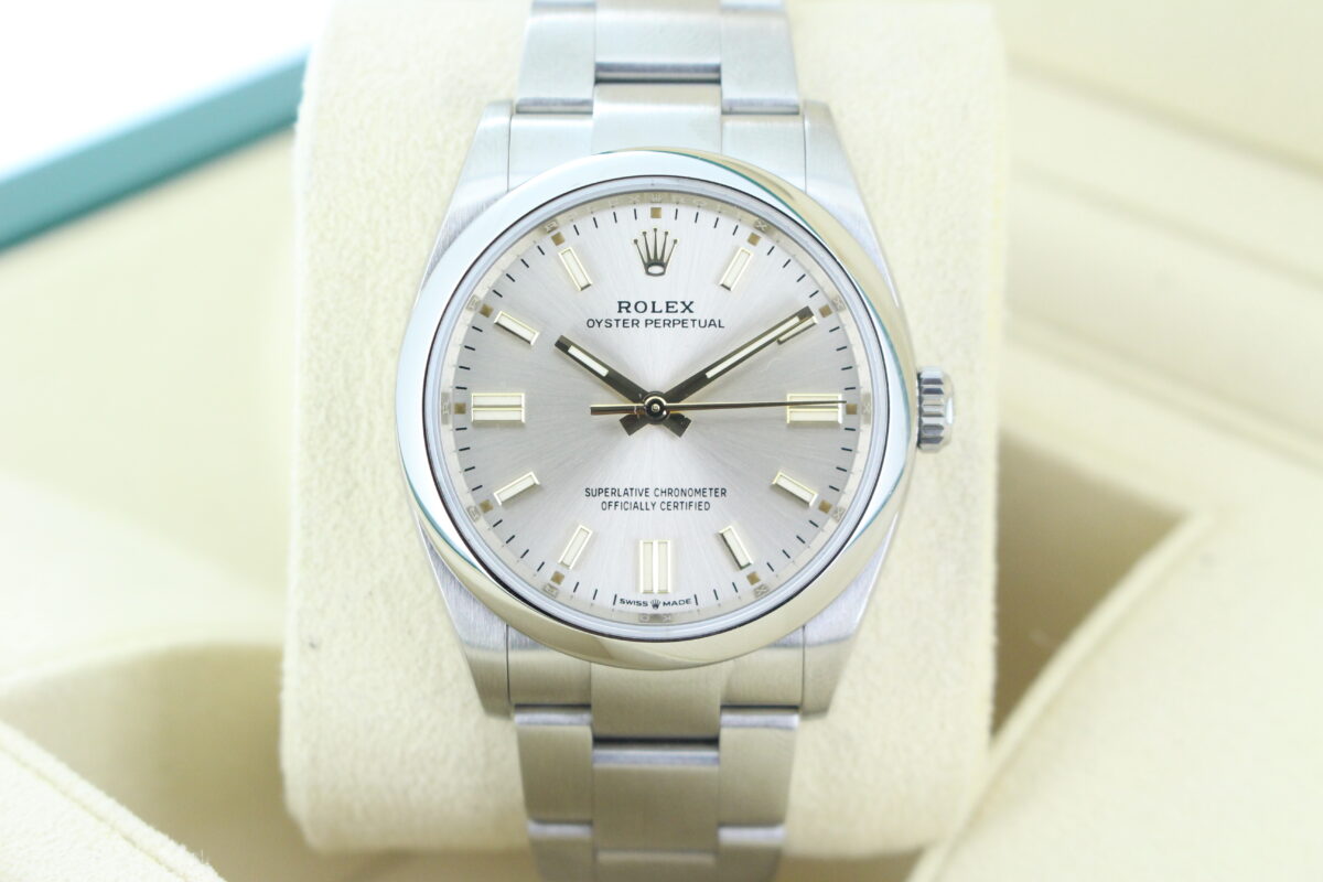 Rolex Oyster Perpetual 36 Silver 126000 turned