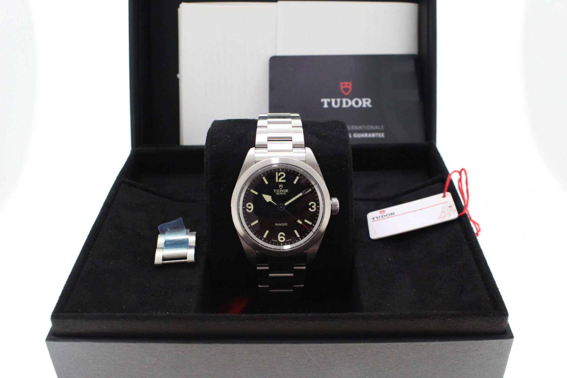 Tudor Ranger 79950 in it's box with swing tag, link and warranty card