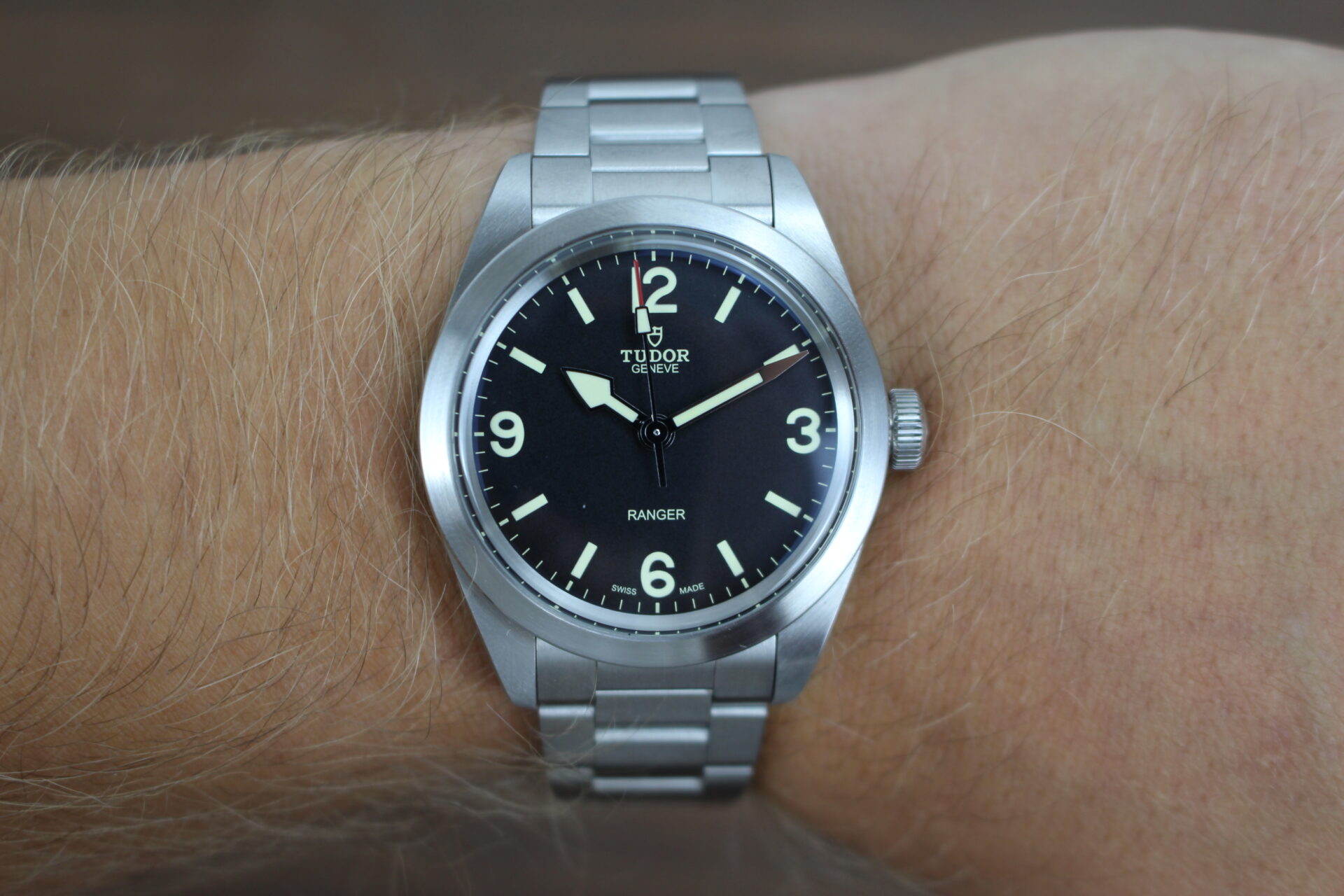 Tudor Ranger 79950 on a wrist