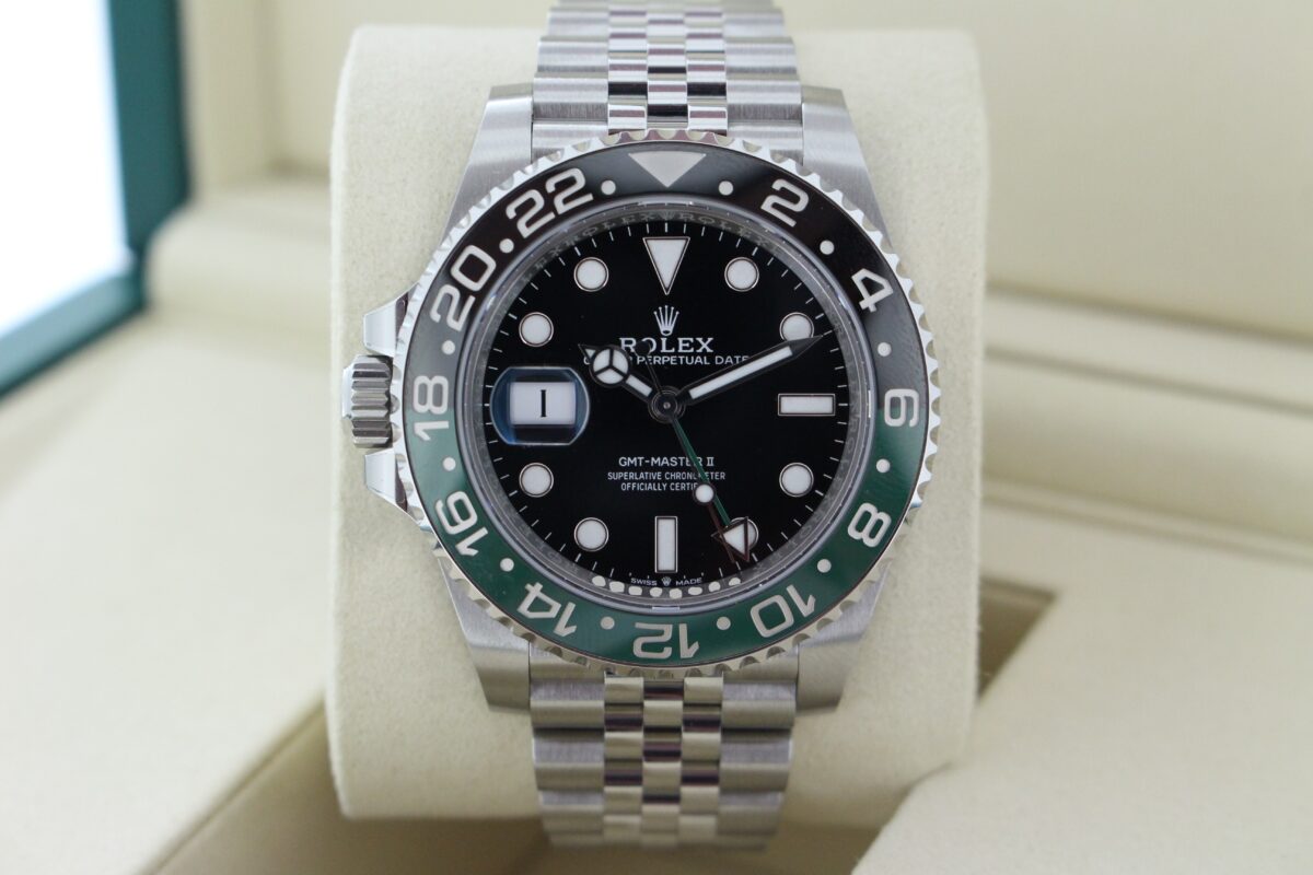 Rolex GMT Master II Sprite Jubilee Green and black bezel