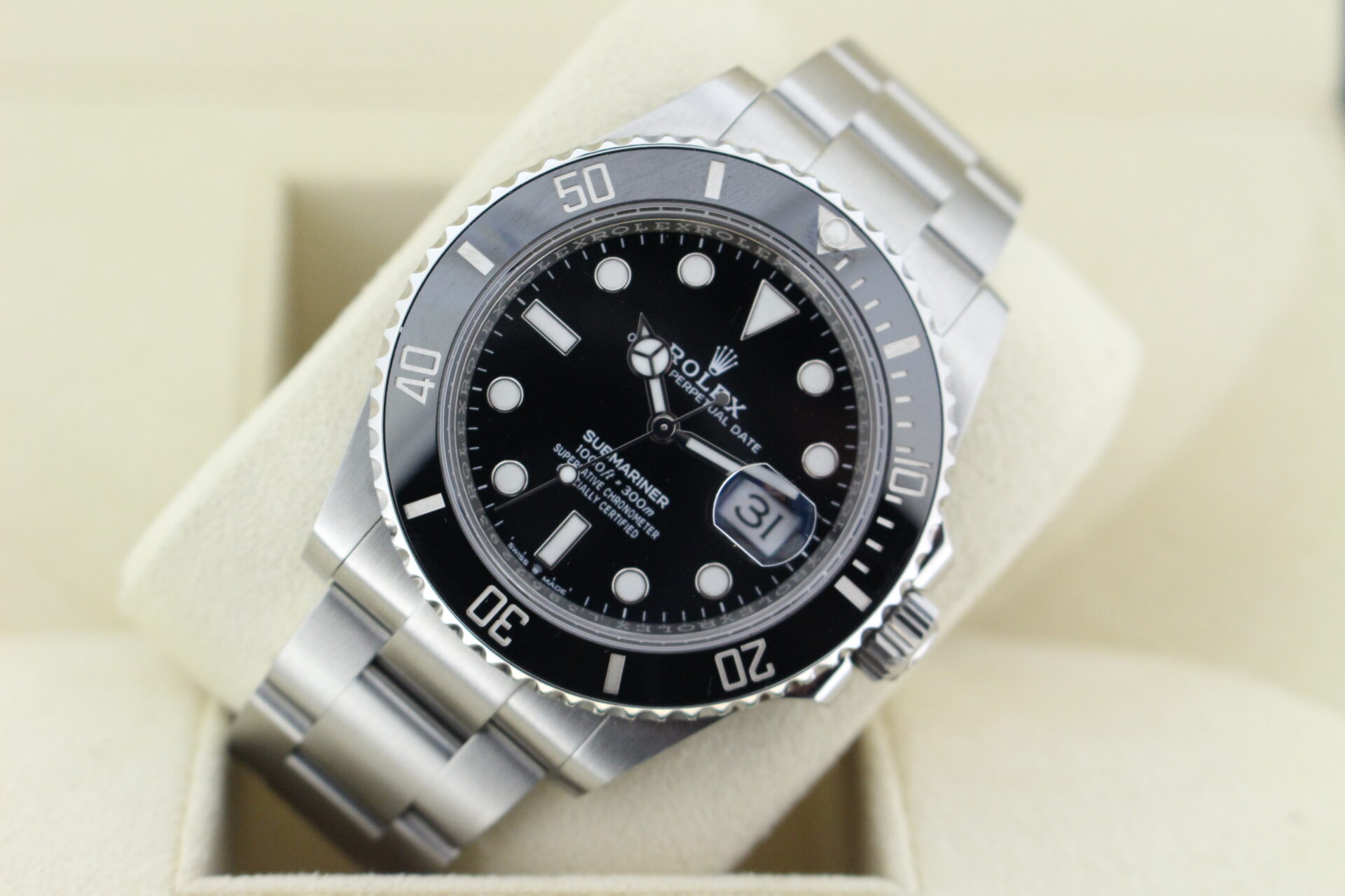 Rolex Submariner Date 41mm 126610LN tilted