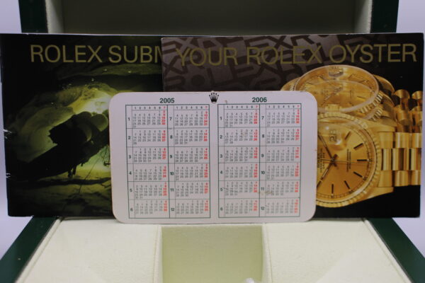 Rolex Calendar and booklets