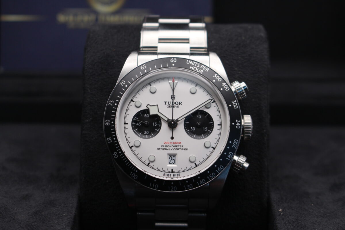 Tudor Black Bay Chrono Panda a Face on image of the watch