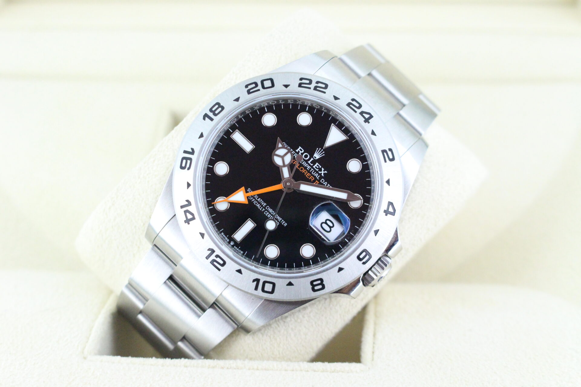 Rolex Explorer II 226570 tilted