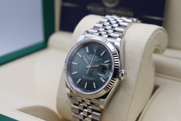 Rolex Datejust 126234 tilted right side view