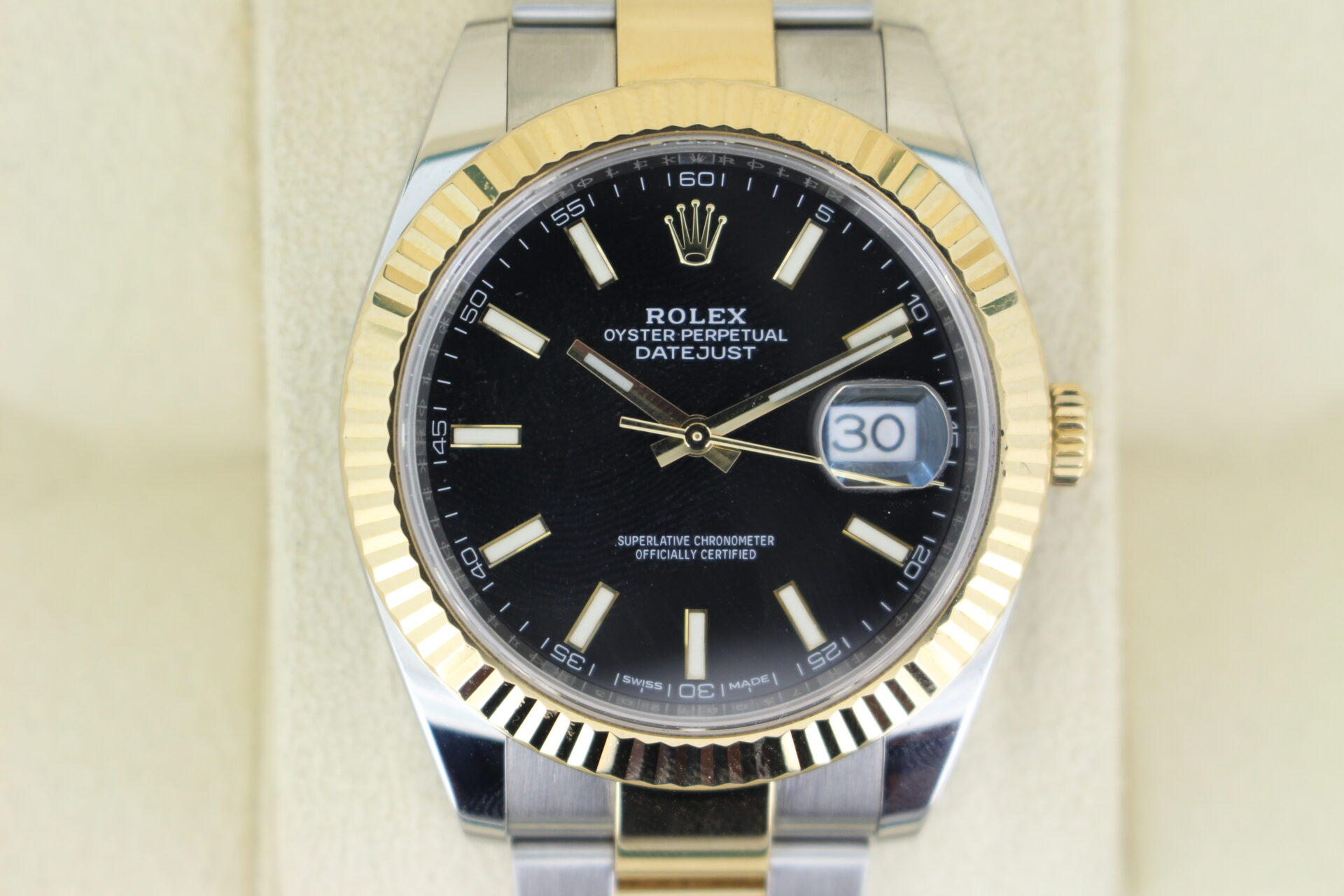 Rolex Datejust 41mm 126333 watch face