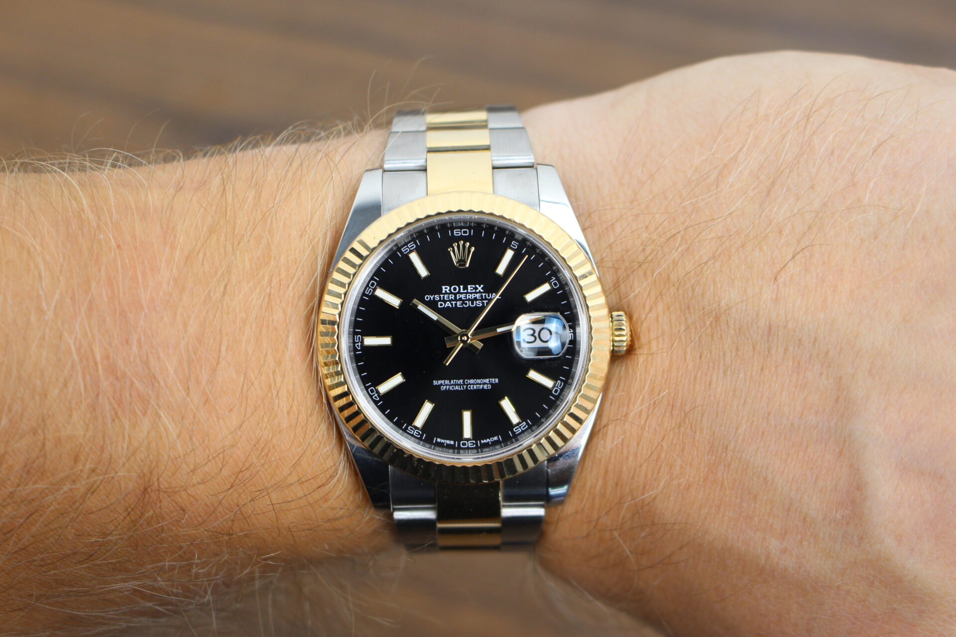 Rolex Datejust 41mm 126333 on a wrist