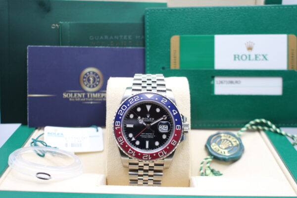 Rolex Pepsi on a jubilee bracelet in its box with all original accessories making a full set