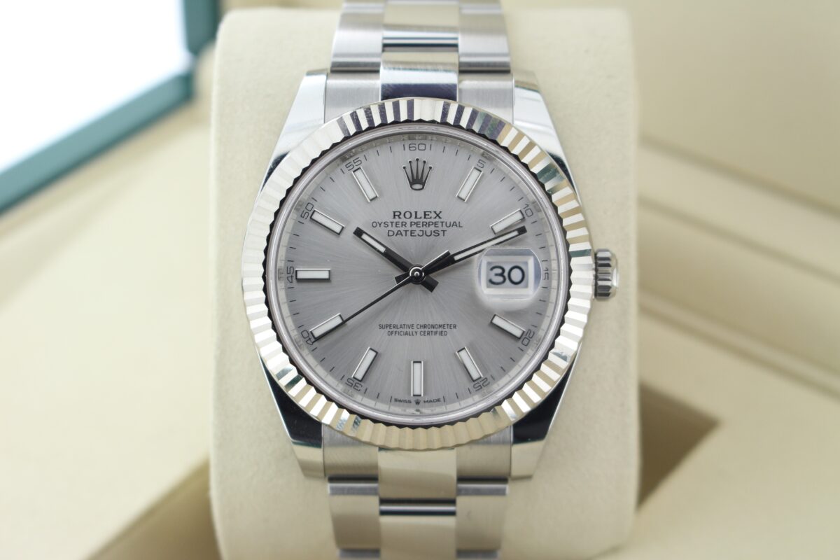 Rolex Datejust 41 Silver 126334 turned