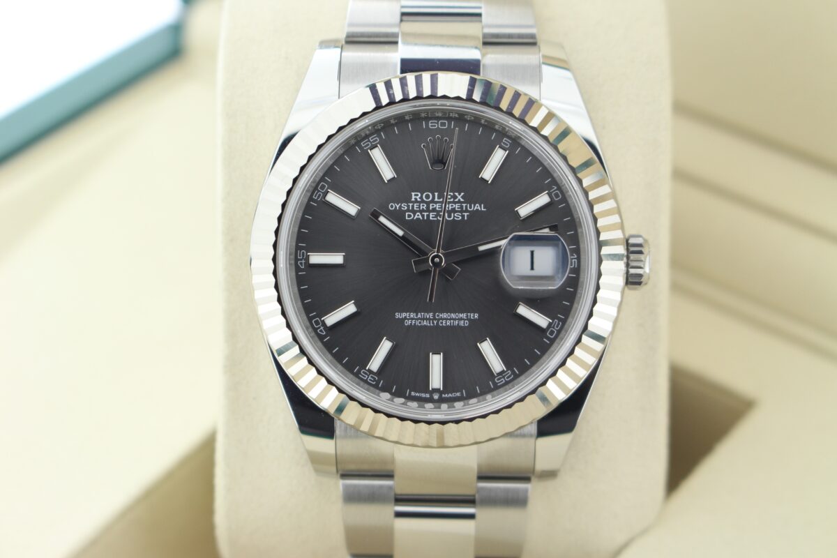 Rolex Datejust 41 Slate Grey 126334 turned