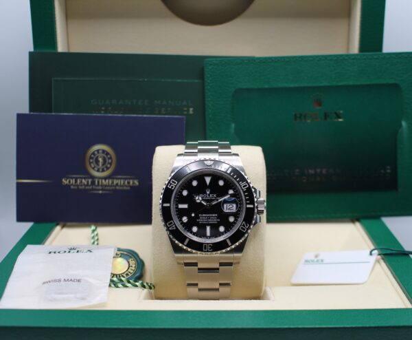 Rolex Submariner Date in its box with all original accessories making a full set