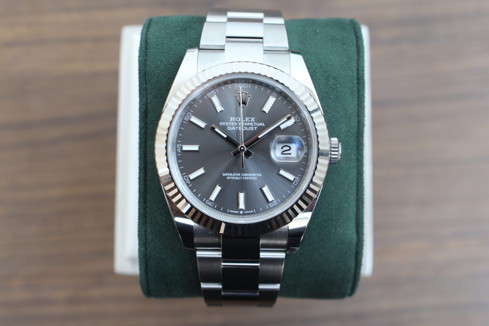 Rolex Datejust 41 Slate Grey 126334 - Image 3