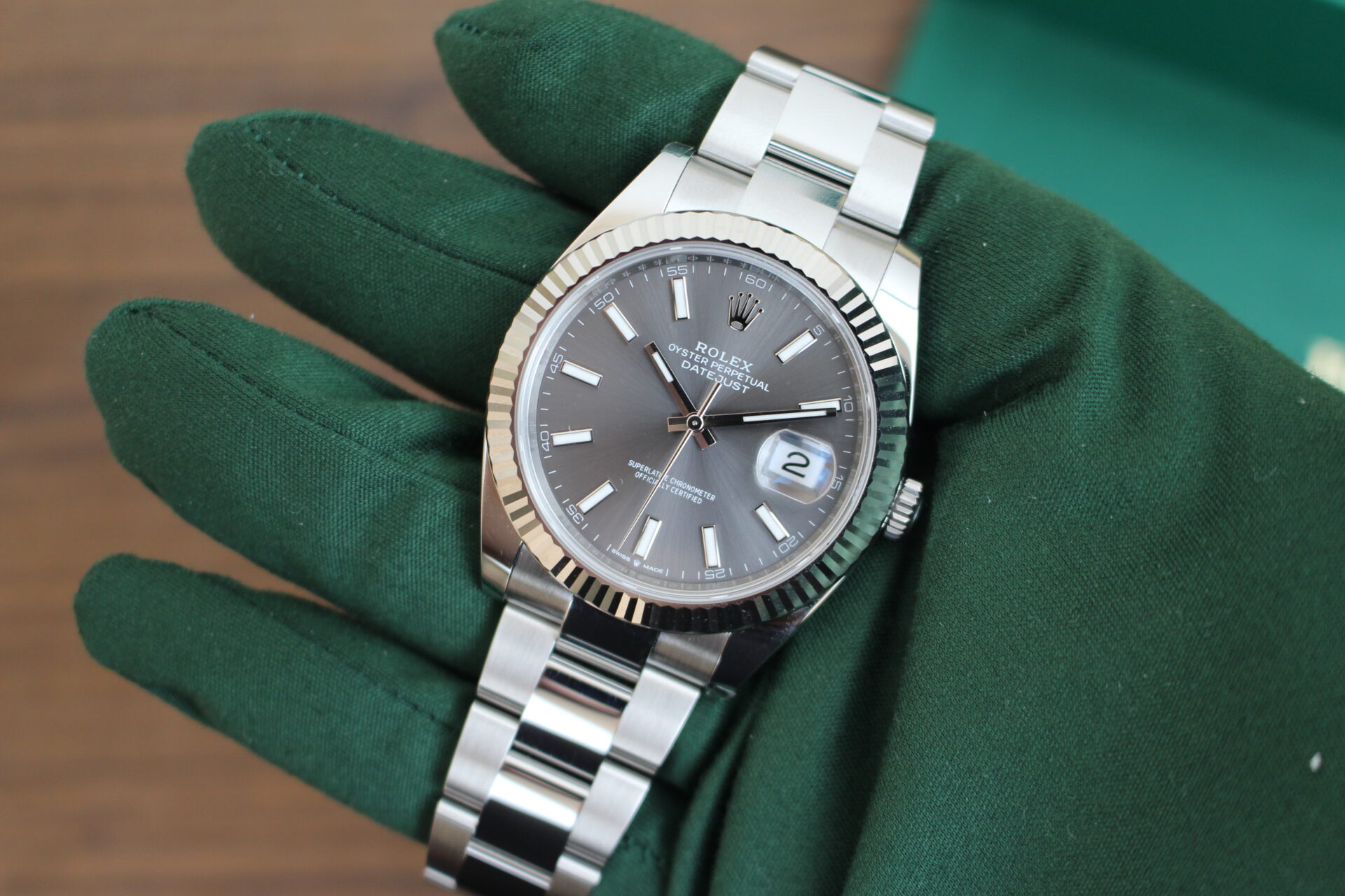 Rolex Datejust 41 Slate Grey 126334 - Image 18