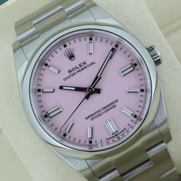 Rolex Oyster Perpetual 36 126000 with pink dial