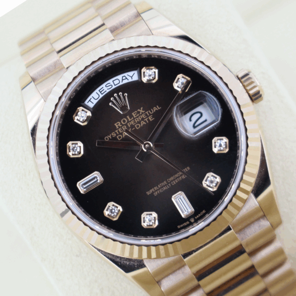 Rolex Day Date Chocolate Dial 128235