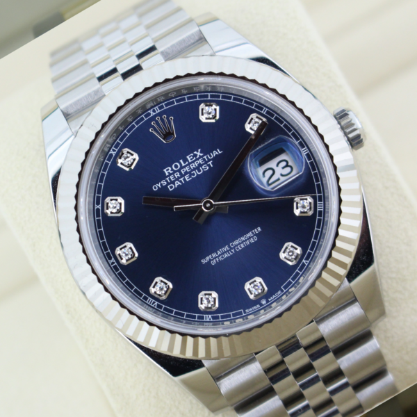 Rolex Datejust 41 Blue Diamond Dial 126334