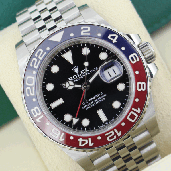 Rolex GMT Master II Pepsi 126710BLRO in box