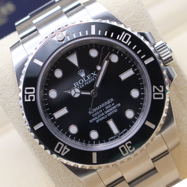 Rolex Submariner No Date at angle