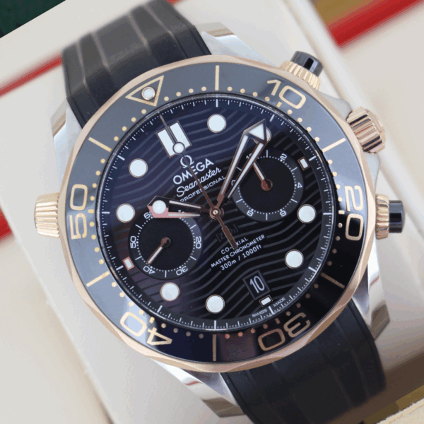 Omega Seamaster Sedna, Black & Gold in it's box